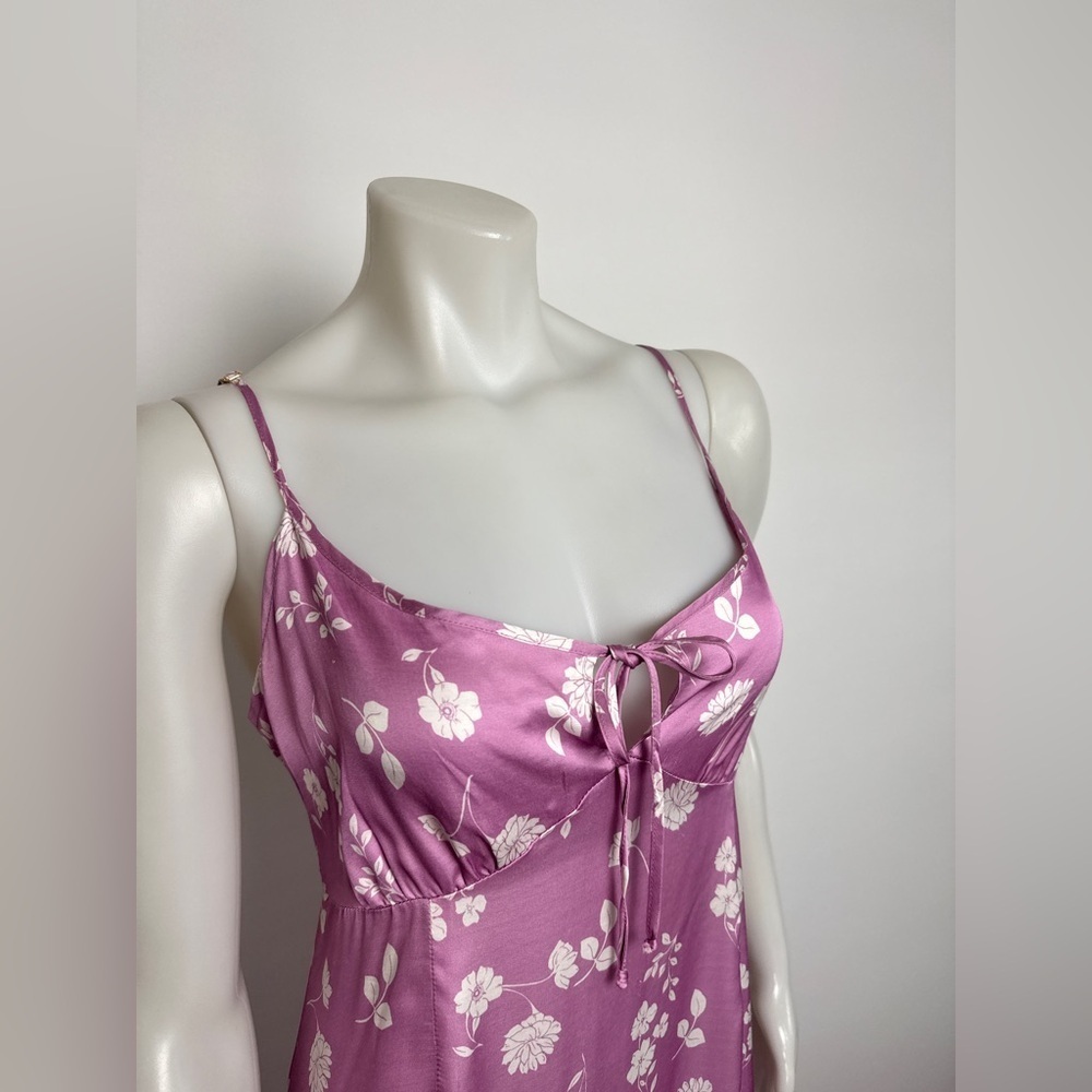 NWT - SALTWATER LUXE - Floral Peony Cami, Midi, Slip Dress. Large - Picture 8 of 10